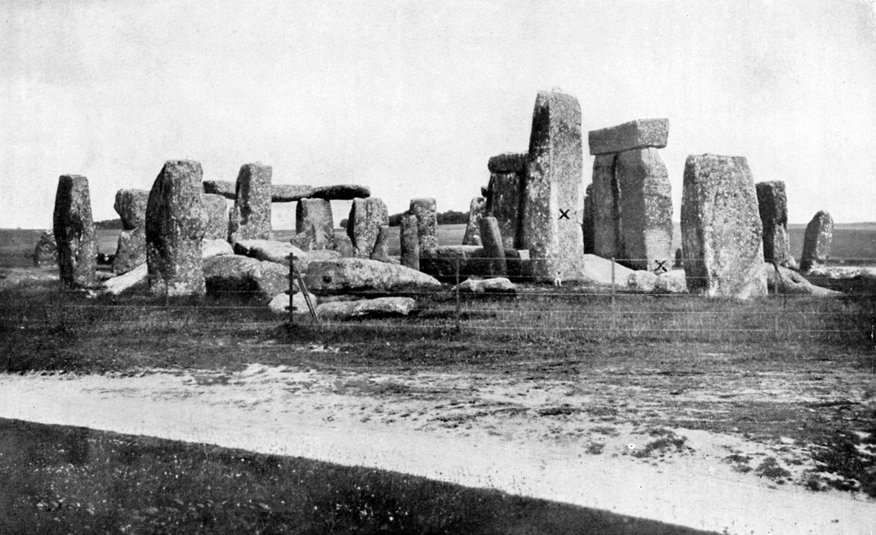 restorasyondan sonra Stonehenge, c1920 by Unbekannt