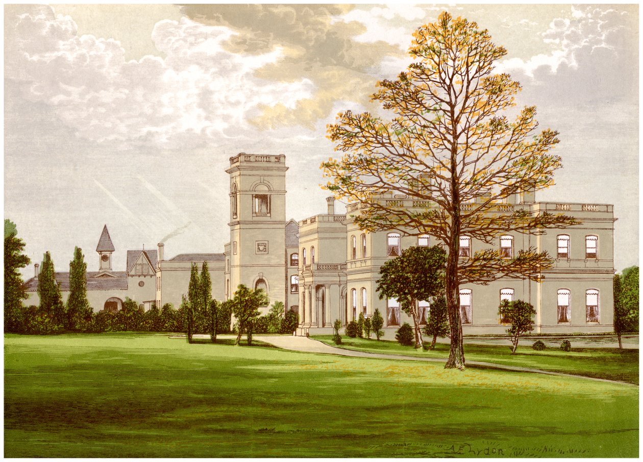 Stowlangtoft Hall, Suffolk, Wilson ailesinin evi, c1880 by Unbekannt