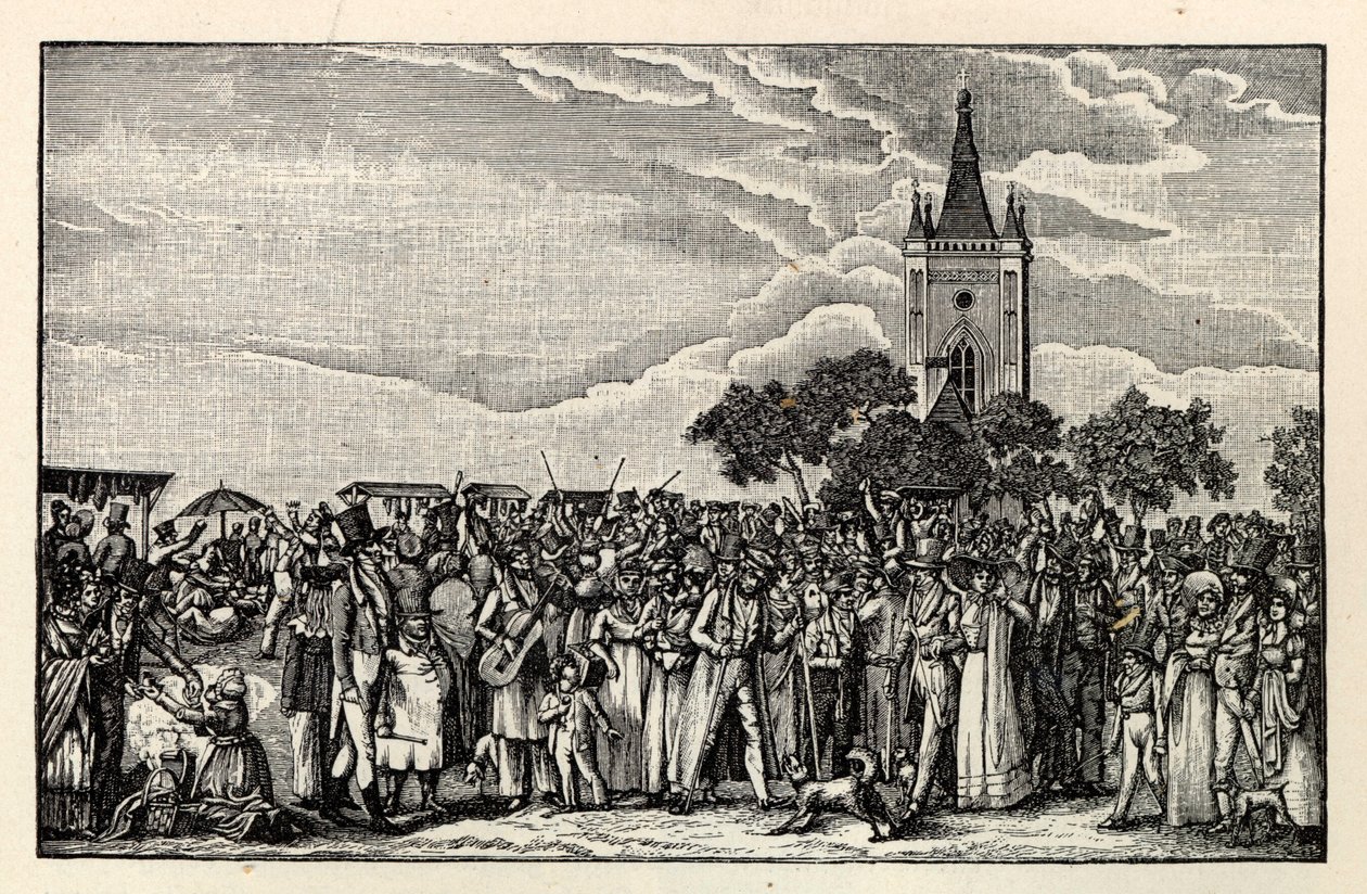 Stralau Balık Geçit Töreni, yaklaşık 1865. by Unbekannt