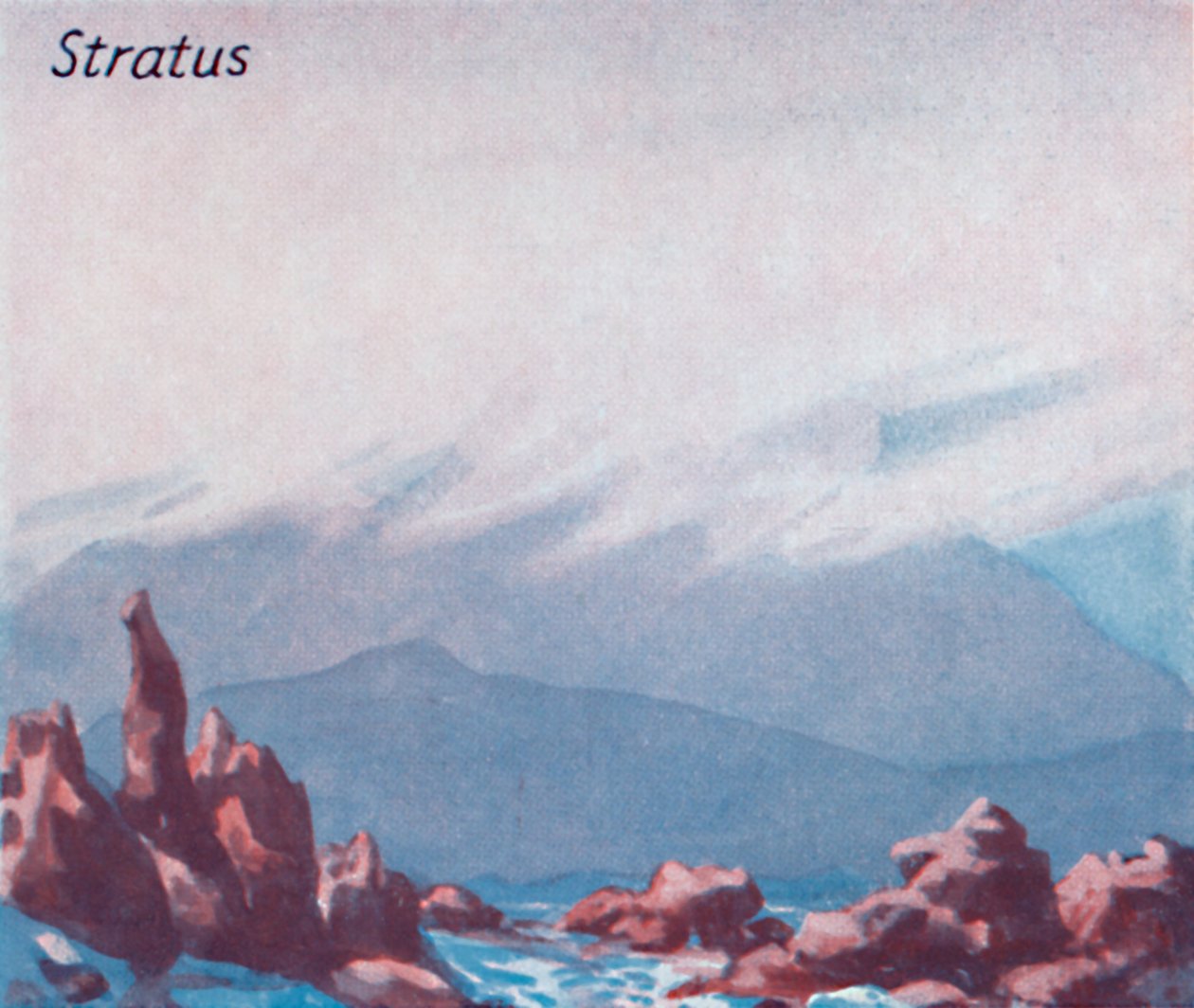 Stratus - Gökyüzünde Bir Düzine Temel Bulut Oluşumu, 1935 by Unbekannt