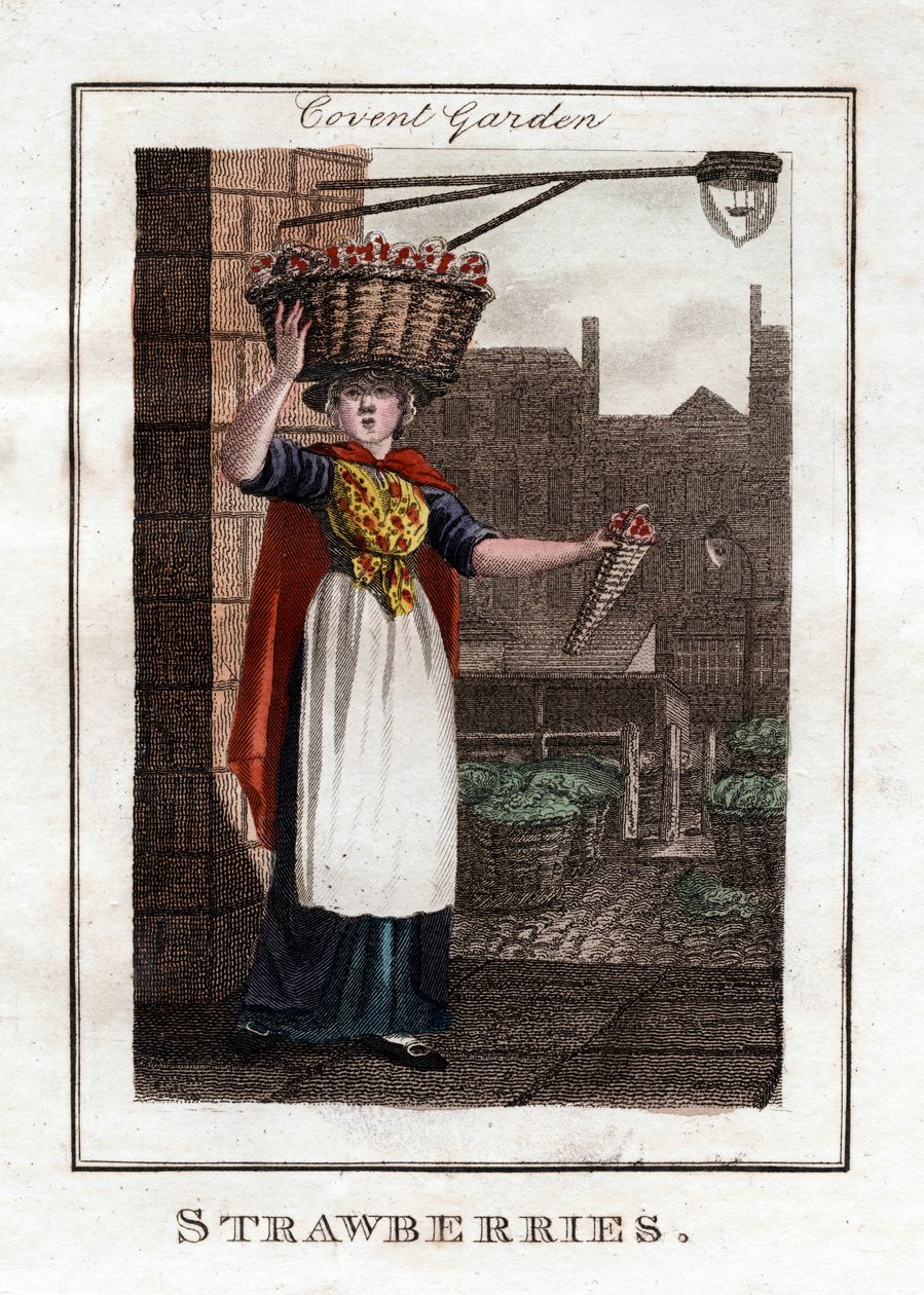 Çilek, Covent Garden, Londra, 1805 by Unbekannt