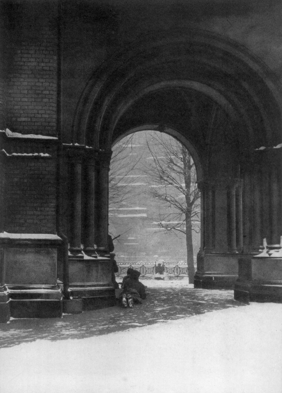 Sokak dövüşü, Petrograd, Rusya, 12-18 Mart 1917 by Unbekannt