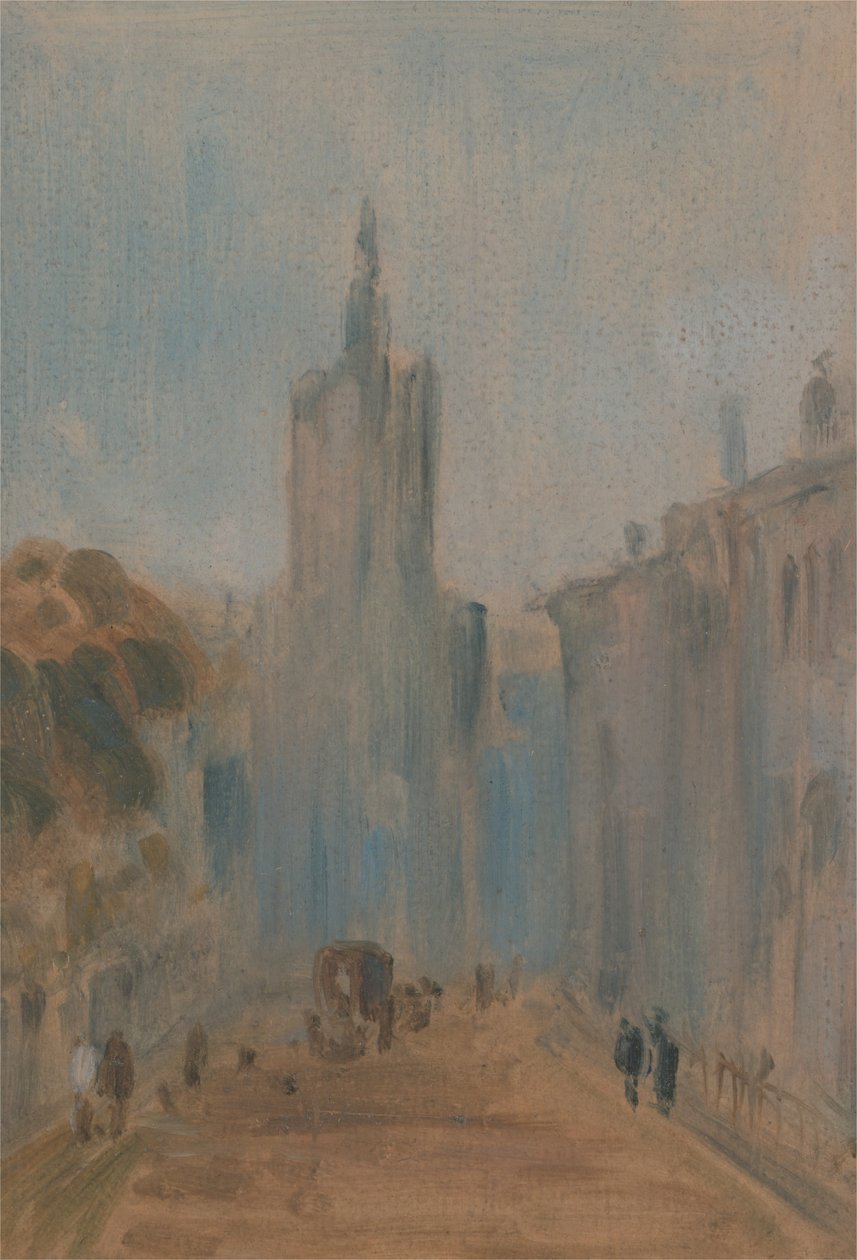 Kilise ve Figürlü Sokak, 1822-1825. by Unbekannt