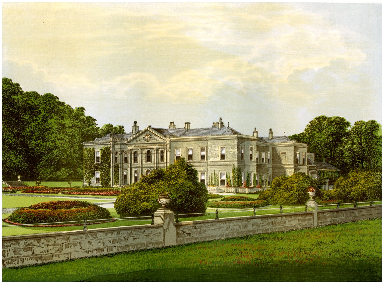 Studley Royal, Yorkshire, Ripon Markisinin evi, c1880 by Unbekannt