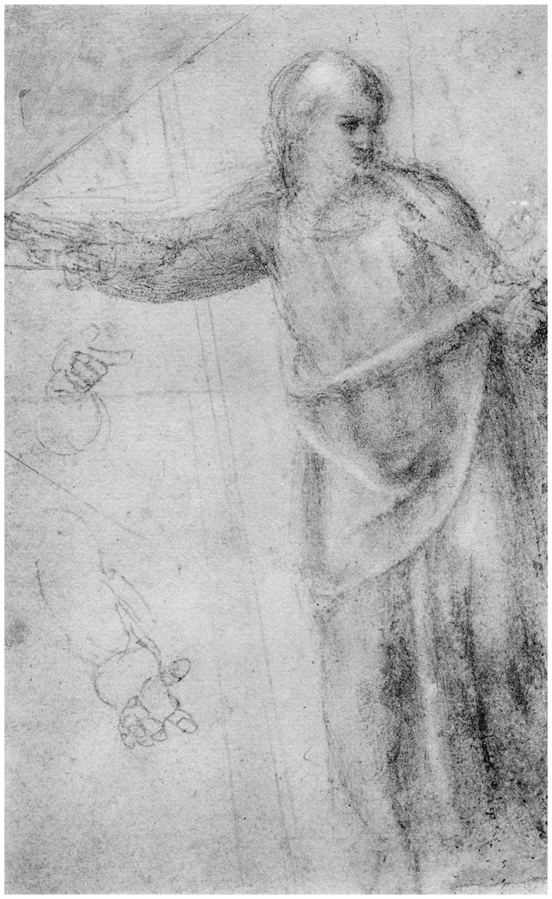 İsa figürü için çalışma, c1555 1958 by Unbekannt