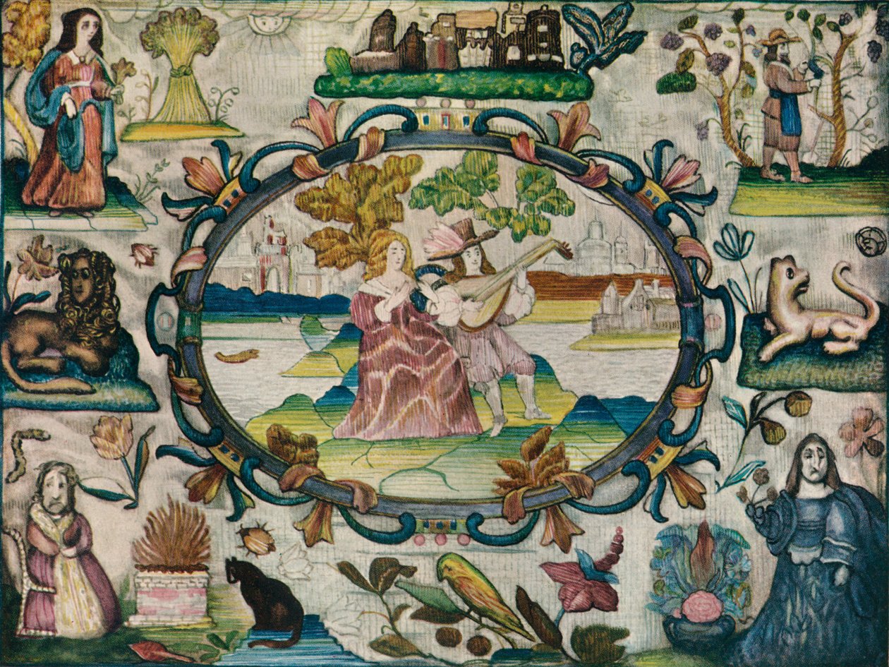 Güdük Çalışma Resmi, Jakoben Dönemi, c1615 by Unbekannt