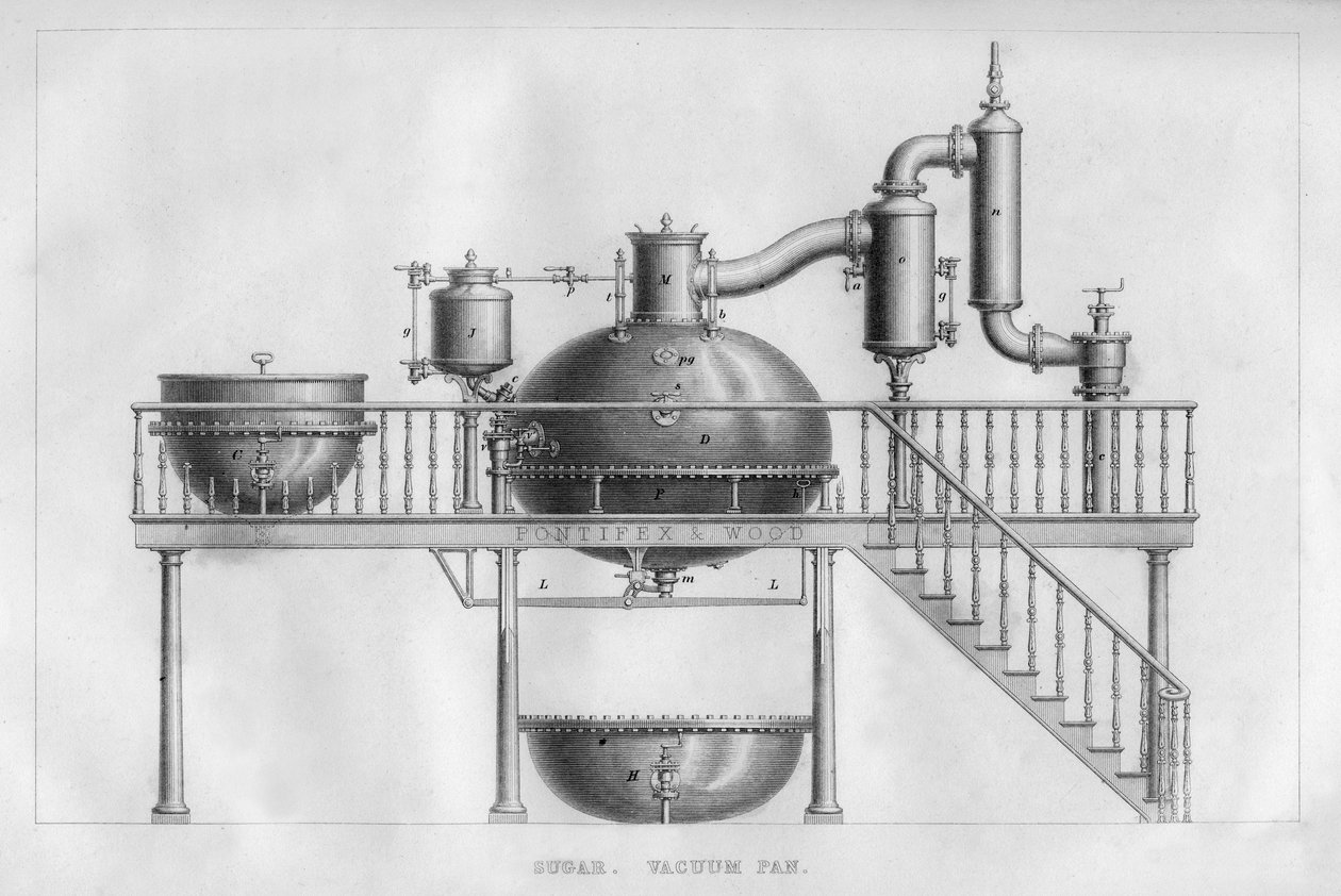 Şeker. Vakum tavası, 1866 by Unbekannt