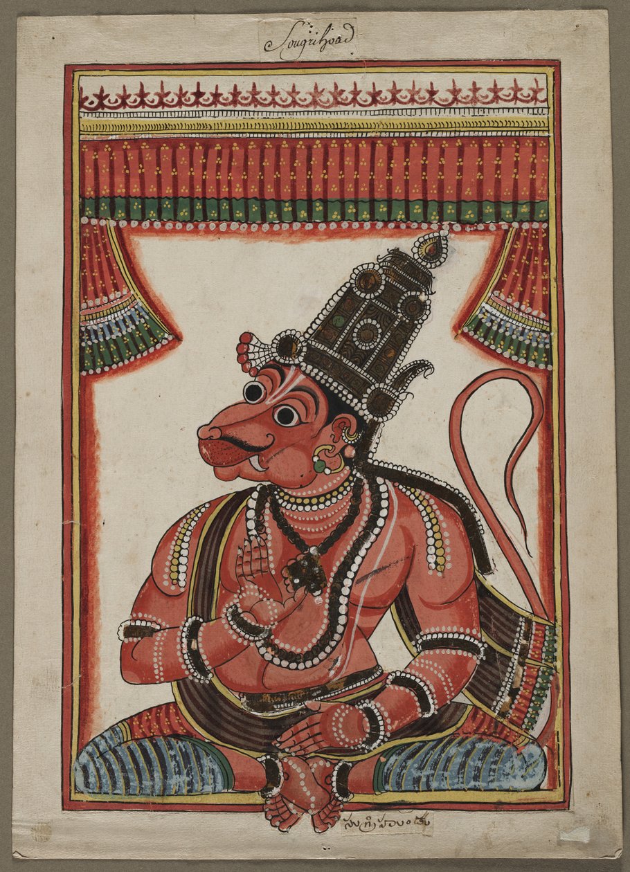 Sugriva, Maymun Kral, 1760-1770. by Unbekannt