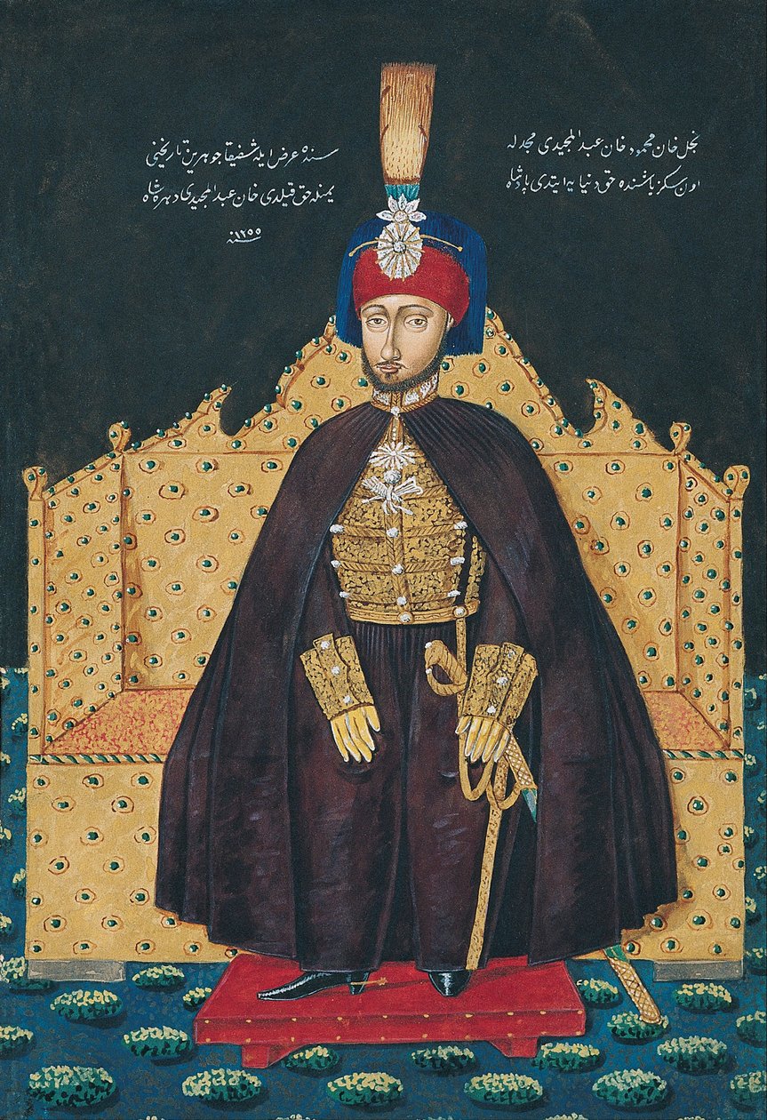 Sultan Abdülmecid I, 19. yüzyılın ortası. by Unbekannt