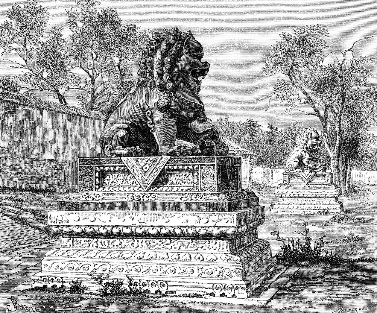 Yazlık Saray, Bronz Aslan, İmparatorluk Gücü Amblemi, c1890 by Unbekannt