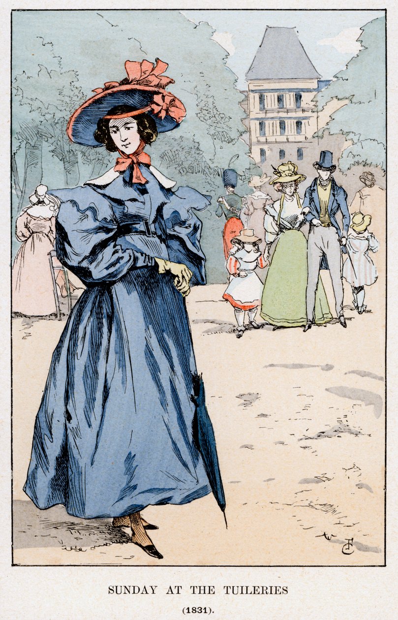 Pazar, Tuileries, 1831, 1898 by Unbekannt