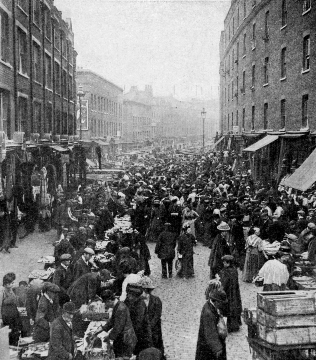 Pazar pazarı, Wentworth Street, Doğu Londra, 1930