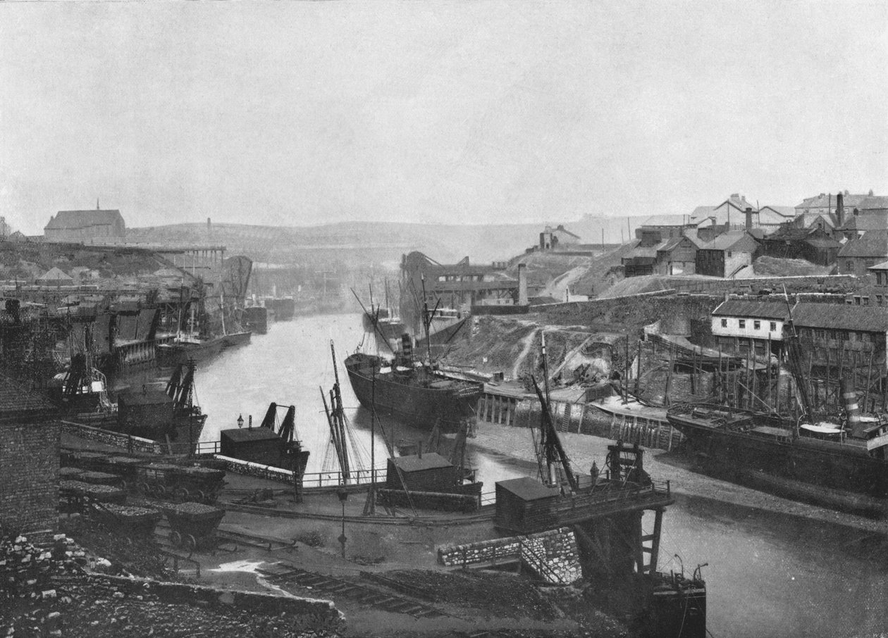 Sunderland - Köprüden Nehre Bakmak, 1895 by Unbekannt