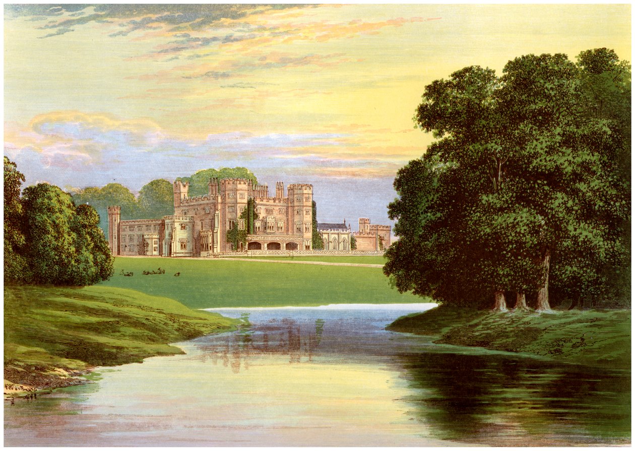 Sundorne Kalesi, Shrewsbury yakınlarında, Shropshire, Corbet-Pigott ailesinin evi, c1880 by Unbekannt