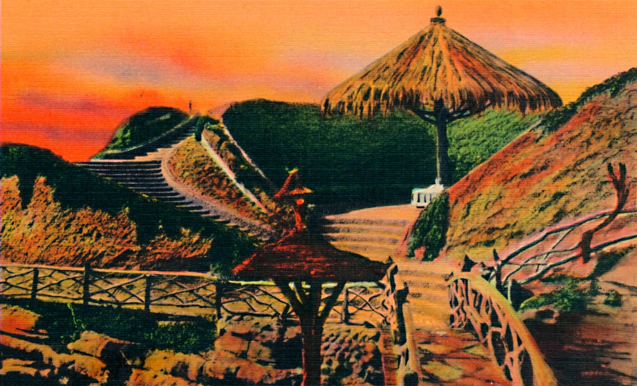 Günbatımı Kayalıkları. San Diego, Kaliforniya, 1941 by Unbekannt