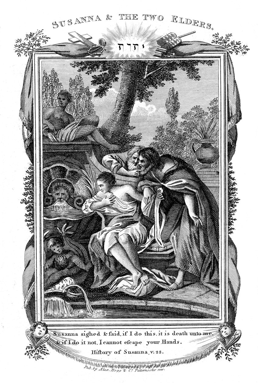 Susanna ve İki Yaşlı, c1804 by Unbekannt