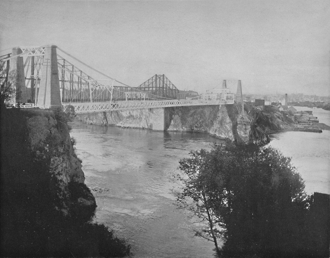 Asma ve Konsol Köprüler, St. John, New Brunswick, c1897. by Unbekannt