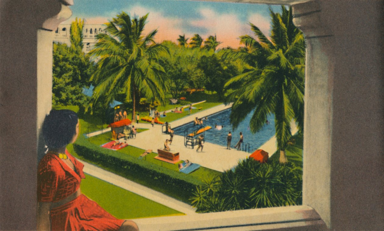 Yüzme Havuzu, Hotel Del Prado, Barranquilla, c1940s by Unbekannt