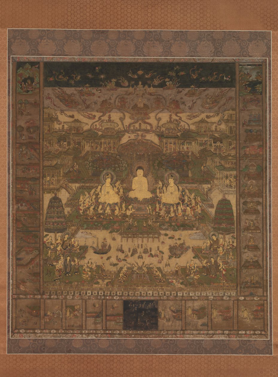 Taima Mandala, muhtemelen 14. yüzyılın sonlarında. by Unbekannt