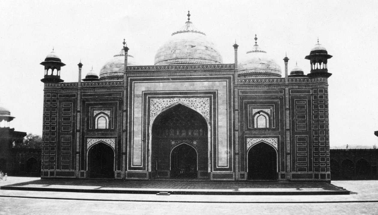 Tac Mahal camii veya mescidi, Agra, Hindistan, 1916-1917 by Unbekannt