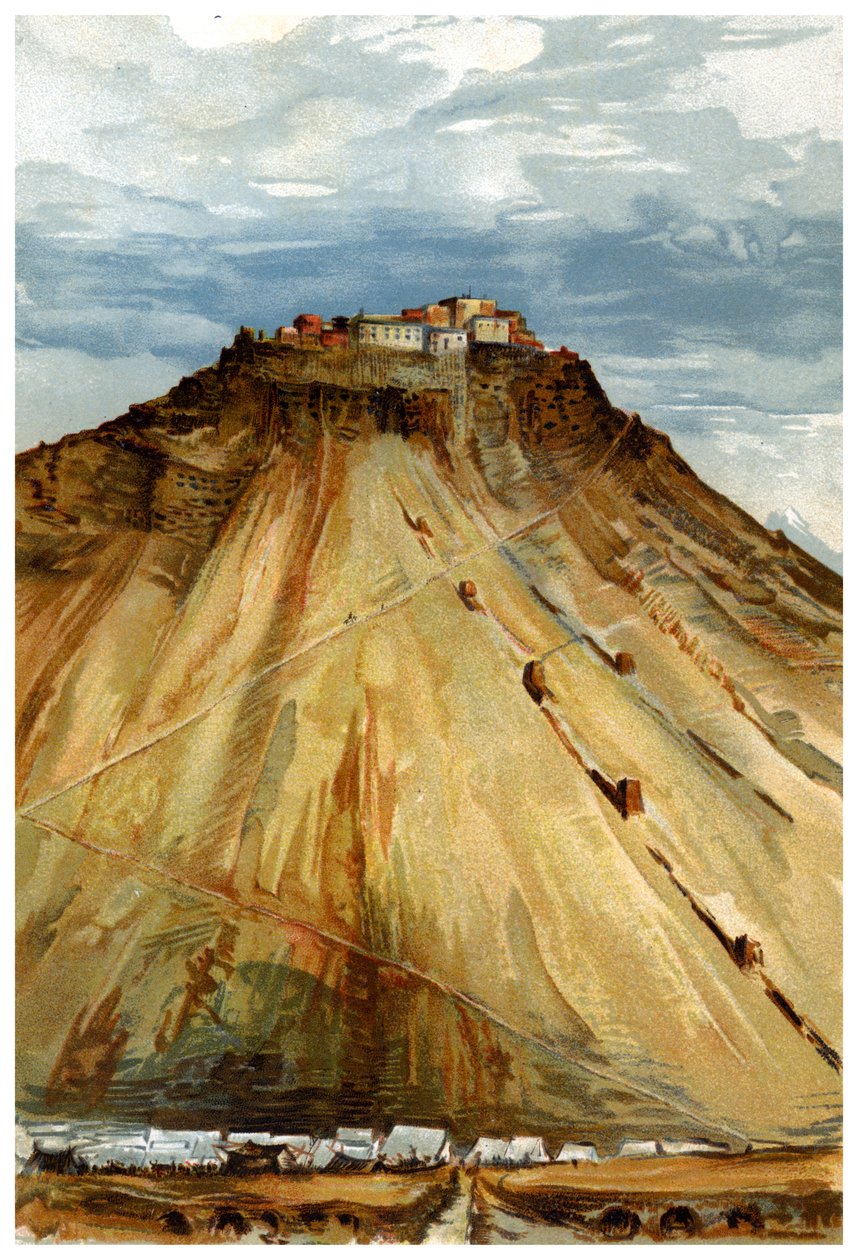 Taklakot Kalesi, Tibet, 1898 by Unbekannt
