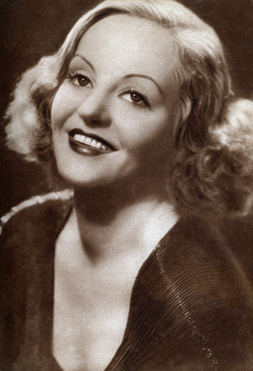 Tallulah Bankhead, Amerikalı aktris, talk-show sunucusu ve bonne vivante, 1933 by Unbekannt