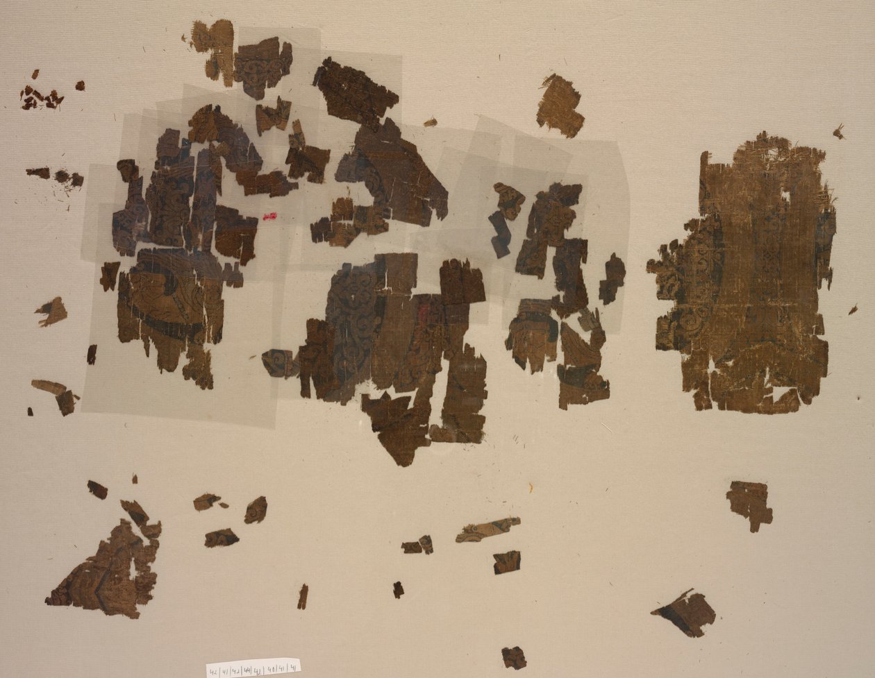 Yuvarlak kanatlı aslanlı taqueté parçaları, 899-1160. by Unbekannt