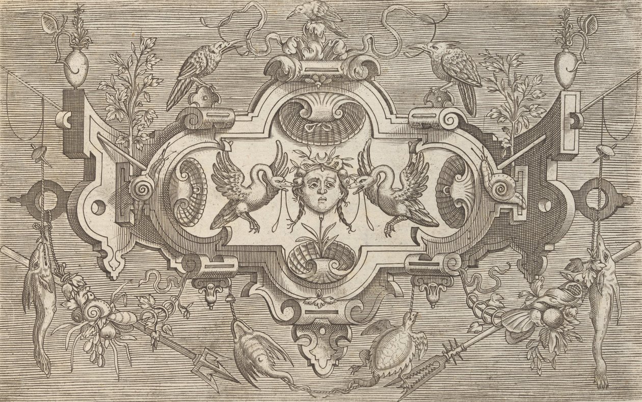 Çeşitli ve tuhaf buluşların plaketleri ve diğer süsleri Kartuşlar ve diğer süs eşyaları o ..., 1773. by Unbekannt