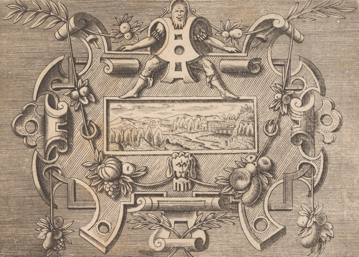 Çeşitli ve tuhaf buluşların plaketleri ve diğer süsleri Kartuşlar ve diğer süs eşyaları o ..., 1773. by Unbekannt