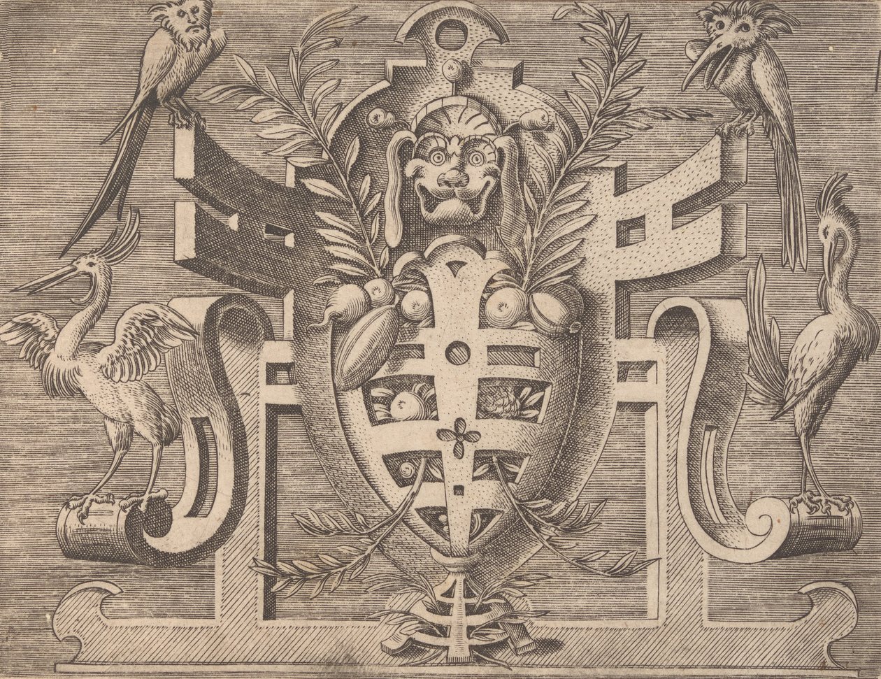 Çeşitli ve tuhaf buluşların plaketleri ve diğer süsleri Kartuşlar ve diğer süs eşyaları o ..., 1773. by Unbekannt