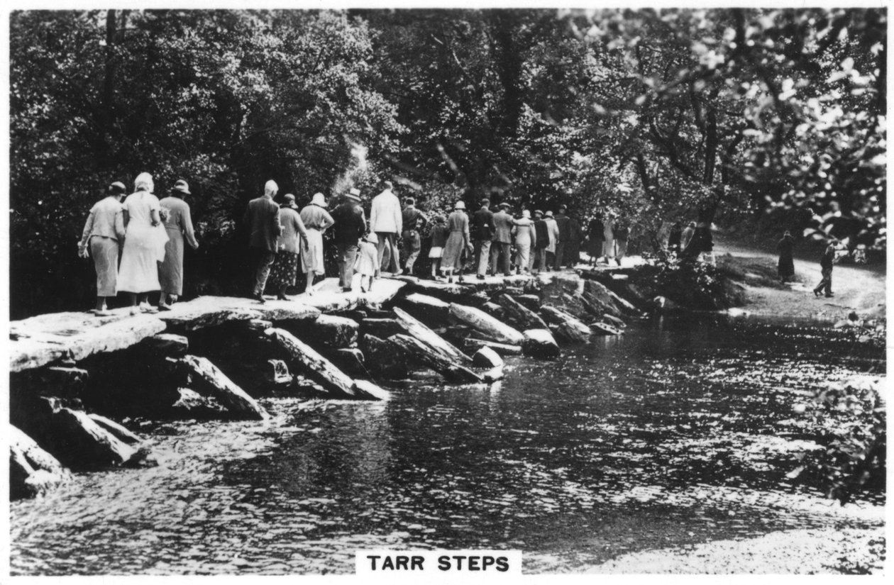 Tarr Basamakları, Barle Nehri boyunca, Exmoor, Somerset, 1937 by Unbekannt