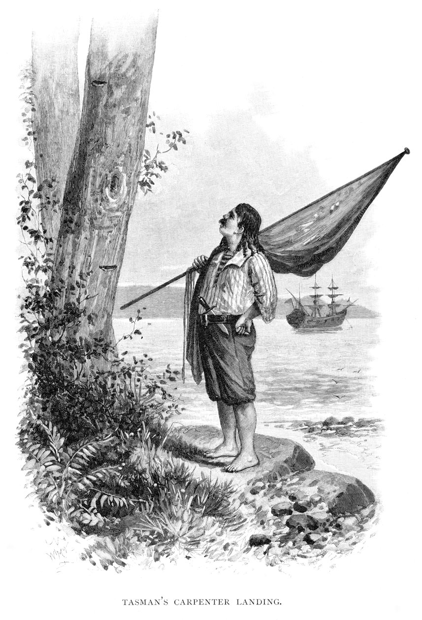Tasmans Marangoz İnişi, 1644 1886 by Unbekannt