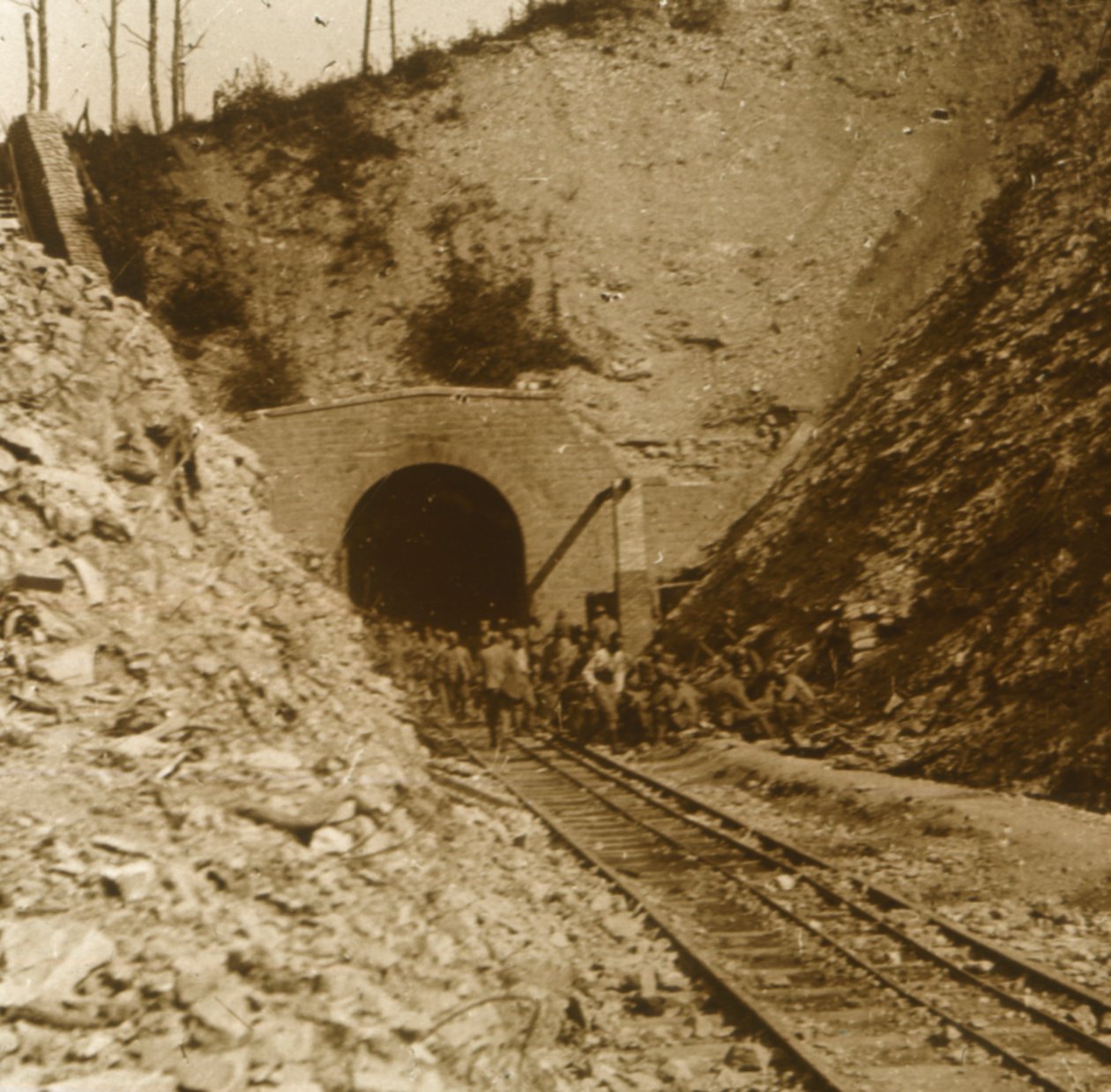 Tavannes Tüneli, Verdun, kuzey Fransa, c1914-c1918 by Unbekannt