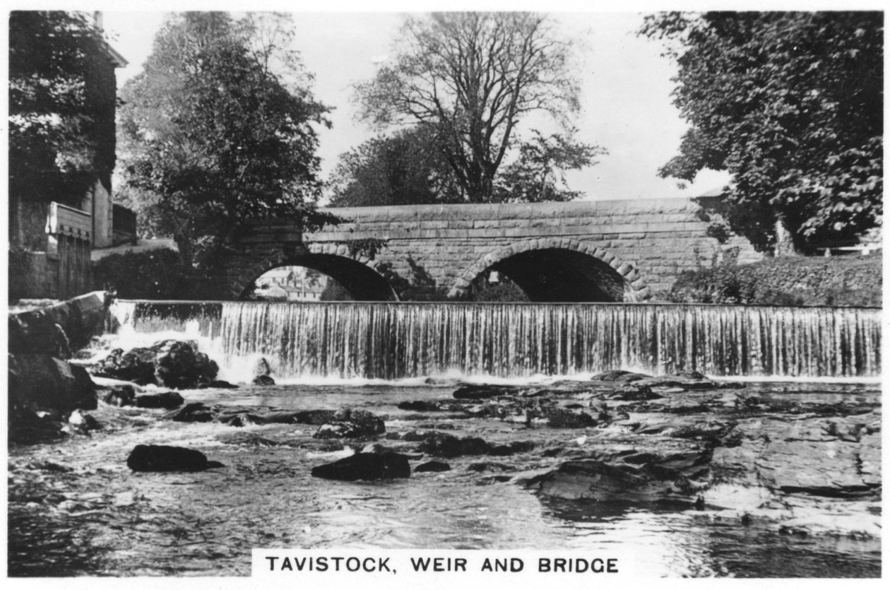 Tavistock, savak ve köprü, 1937 by Unbekannt