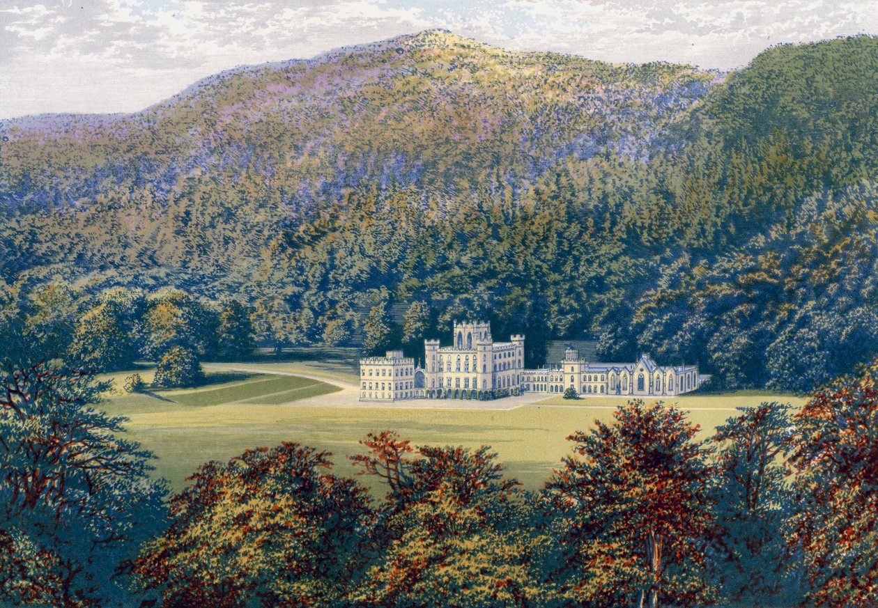 Taymouth Kalesi, İskoçya, 19. yüzyılın sonlarında by Unbekannt