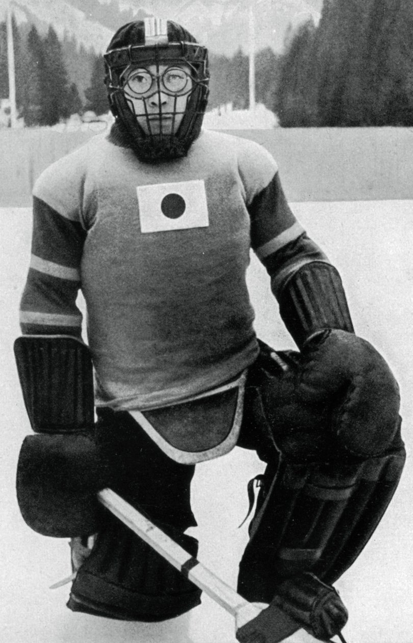 Teiji Homna, Japonya buz hokeyi takımı, Kış Olimpiyatları, Garmisch-Partenkirchen, Almanya, 1936 by Unbekannt