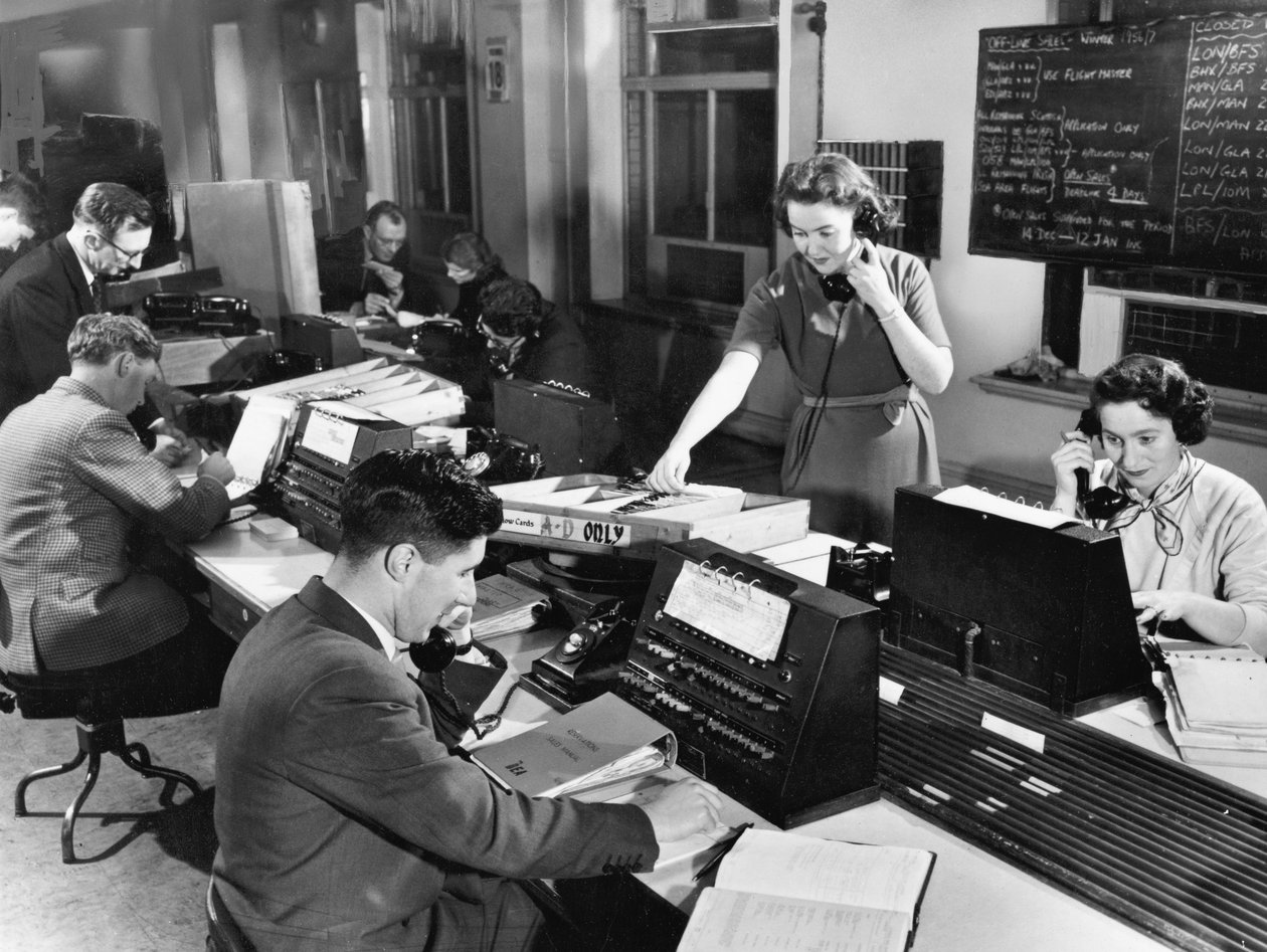 Telefon santrali, 1956 by Unbekannt