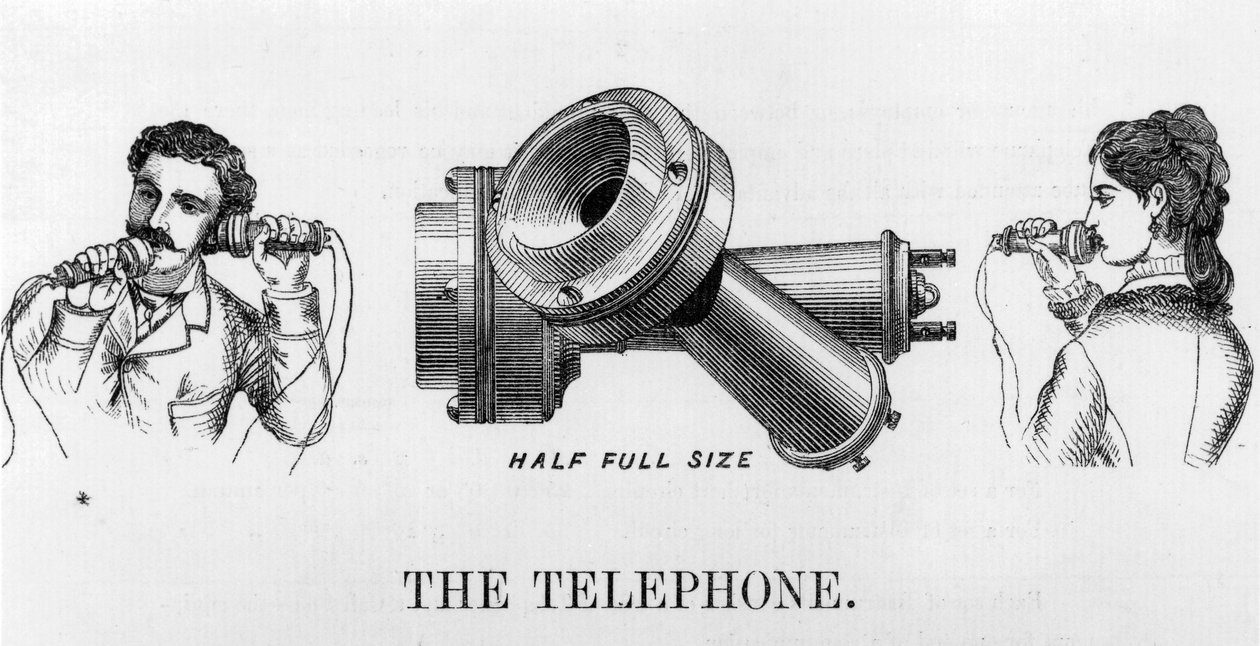 Telefon, Telefonlar Telefon için reklam by Unbekannt