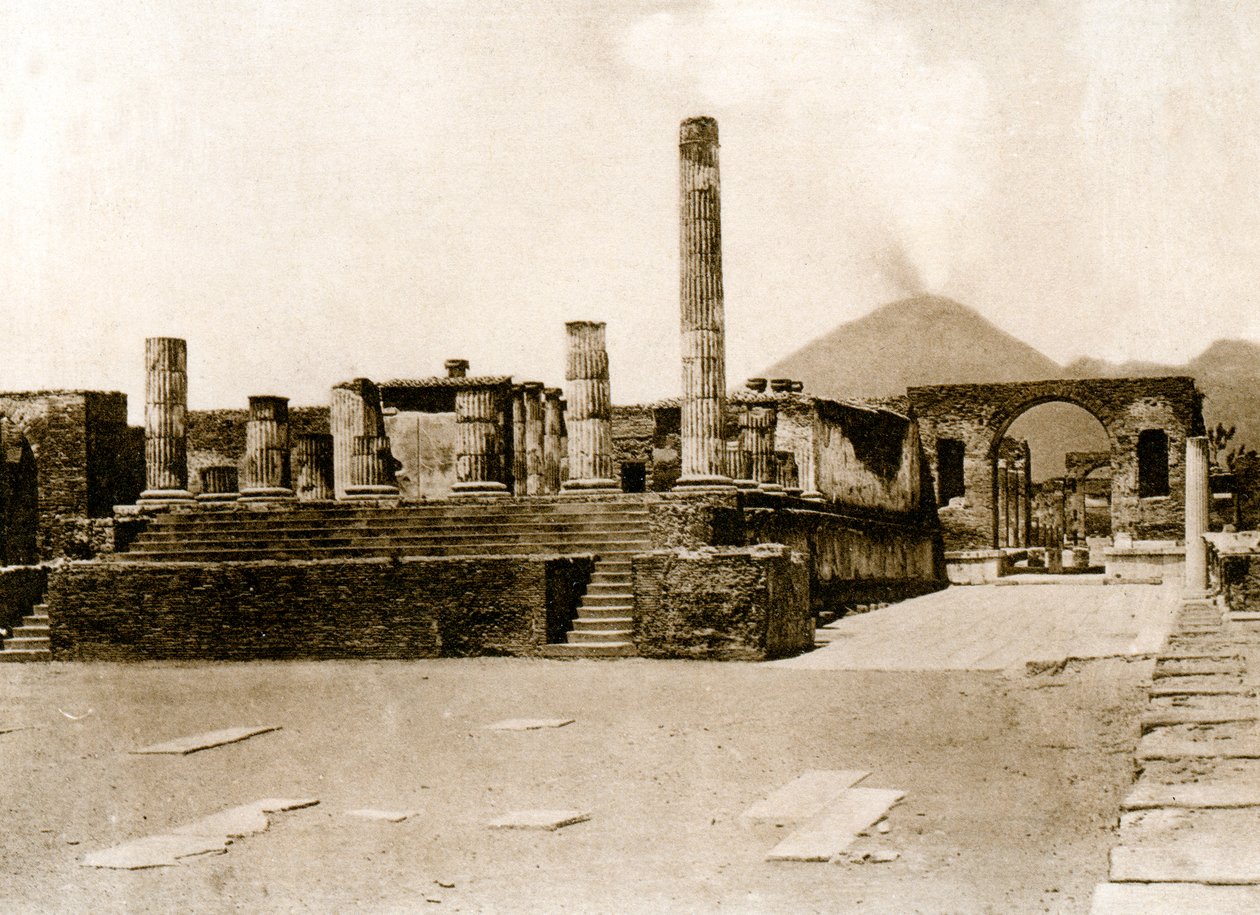 Jüpiter Tapınağı, Pompeii, İtalya, c1900