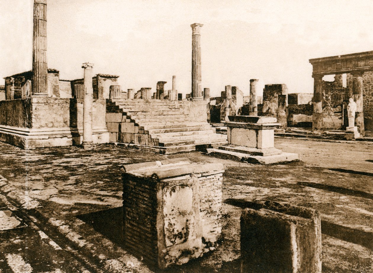 Jüpiter Tapınağı, Pompeii, İtalya, c1900