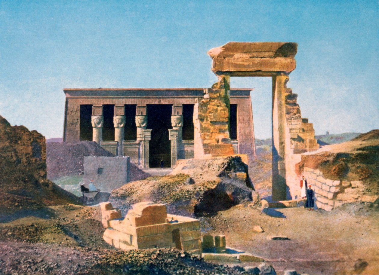 Hathor Tapınağı, Dendera, Mısır, 20. yüzyıl by Unbekannt