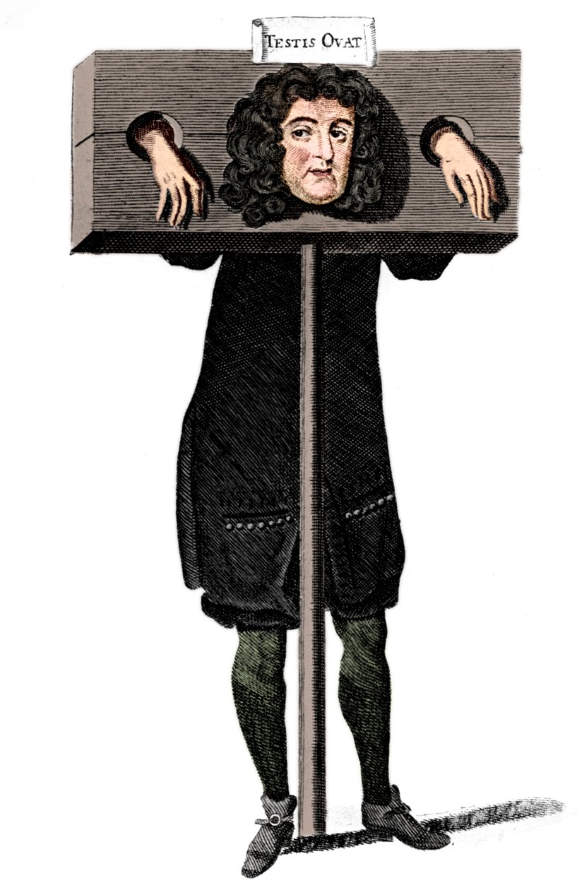 Testis Ovat, boyunduruk altında Titus Oates, 17. yüzyıl c1905 by Unbekannt