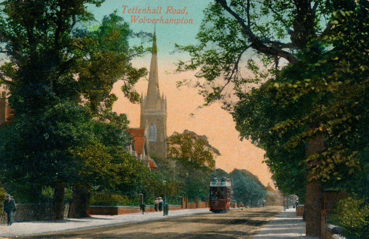Tettenhall Yolu, Wolverhampton, c1905 by Unbekannt