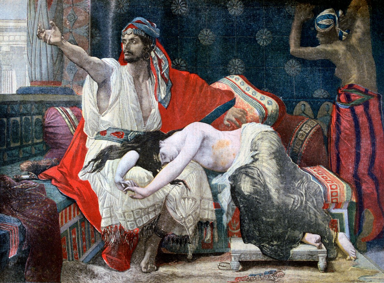Thamar ve Absalon, 1893 by Unbekannt