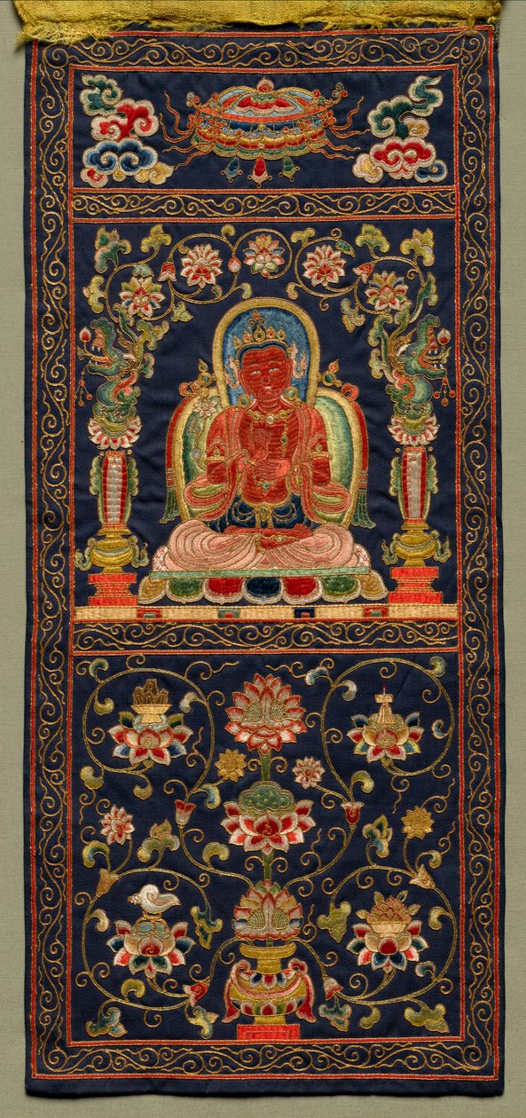 Yedinci Bodhisattva ile Thangka, 1368 - 1424. by Unbekannt