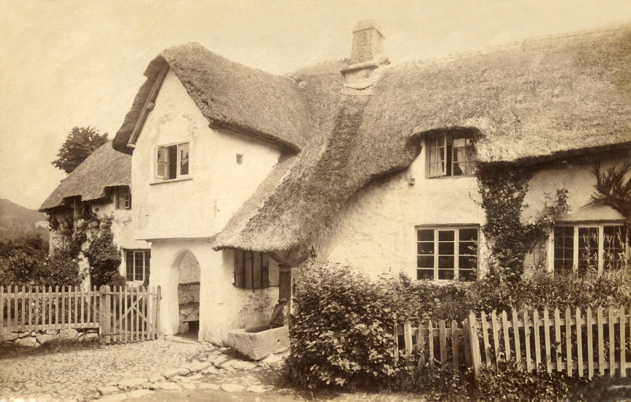 Sazdan kulübe, Lustleigh, Devon. by Unbekannt