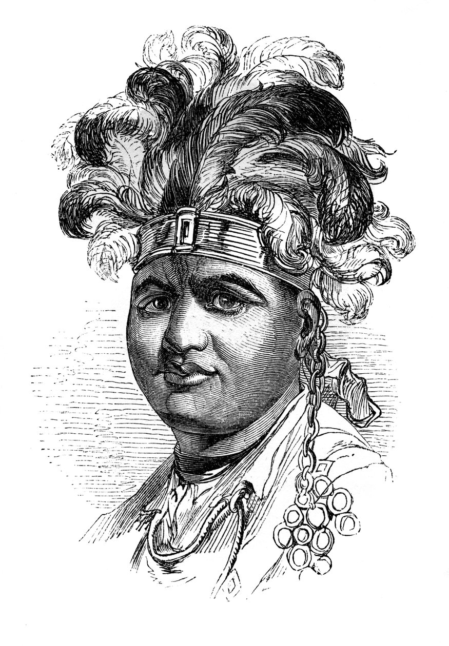 Thayendaneega, bir Mohawk şefi, 1848 by Unbekannt