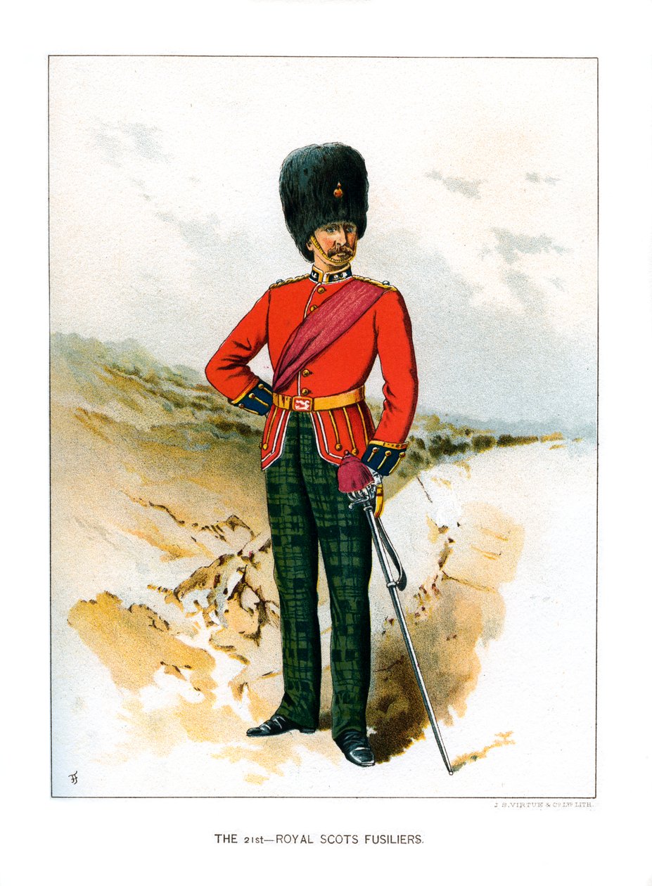 21. Kraliyet İskoç Piyadeleri, c1890 by Unbekannt
