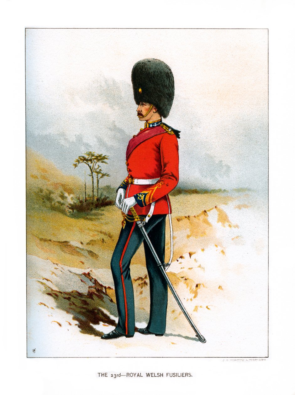 23. Kraliyet Galler Piyadeleri, c1890 by Unbekannt