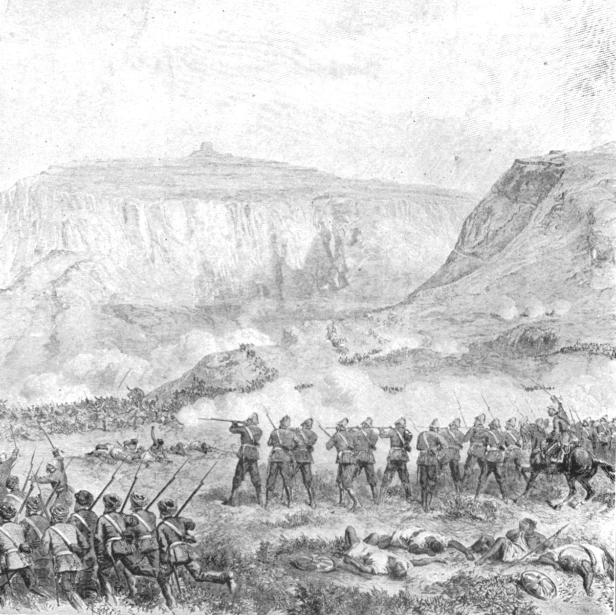 Habeş Seferi, 1868: Arogee Savaşı, 10 Nisan 1901 İyi Cuma günü. by Unbekannt
